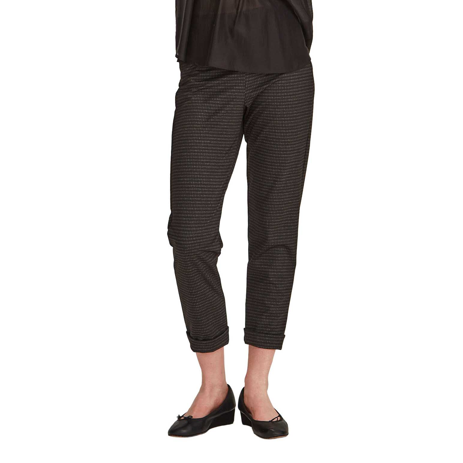 Sills Charcoal Check Hepburn Pant